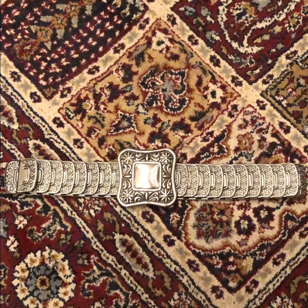 Vintage Silver Washed Belt